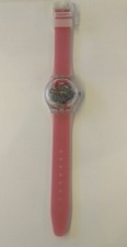 Swatch CLEARLY RED STRIPED