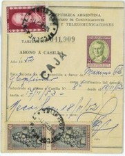 98935 - ARGENTINA - STORIA POSTALE - CARTOLERIA 1952 - iscrizione PO BOX