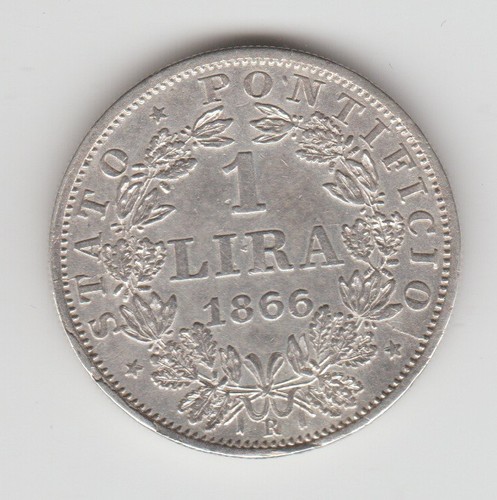 Pio stato pontificio lira - ix, 1