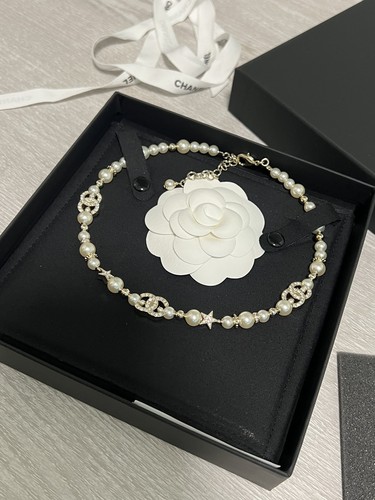 Collana corta chanel - chanel, oro