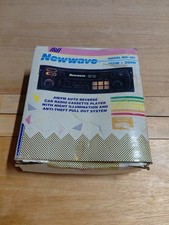 New Wave Car Audio Model 401 Radio Lettore Cassette Ani-theft Nuovo con scatola 