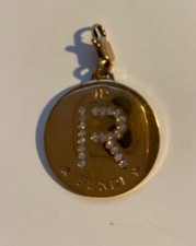 FENDI Charm oro Lettera R 