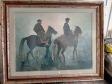 Quadro Di Graziano Cadalanu Cacciatori all'Alba