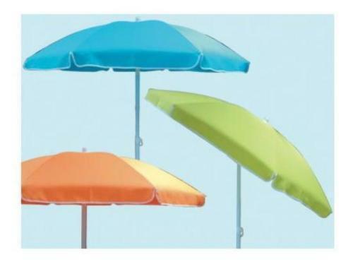 Ombrellone reclinabile mare - ombrellone,