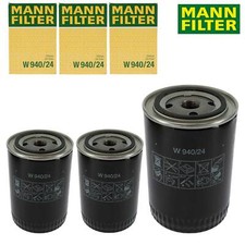 3x Mann W940/24 Filtro Olio