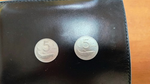 Monete lire 1955 e 1954 - 5,