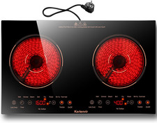 Piano Cottura Vetroceramica 2 Fuochi 60Cm 220 – 240 V, 3600W Piastra Elettrica P