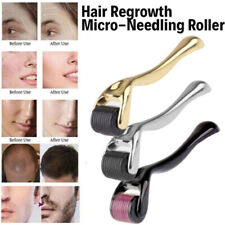 Derma Roller Rullo Microneedling Ricrescita Capelli Crescita Barba Anti Perdita Capelli