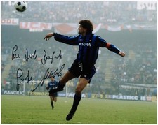 Foto Autografata Alessandro Altobelli Signed Photo Inter Calcio Autografo