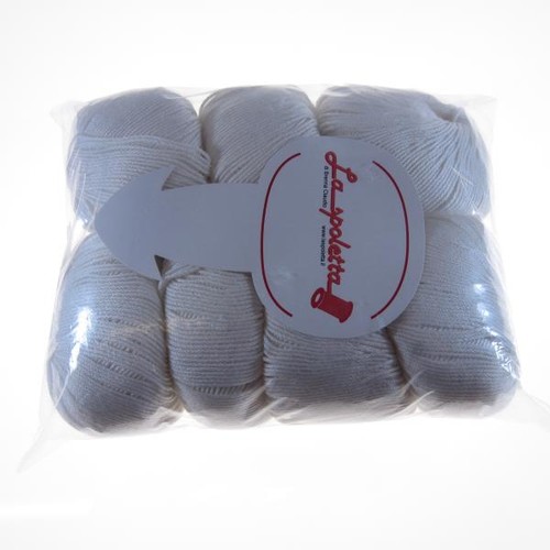 Gomitoli 100 cotone bianco - 100%,