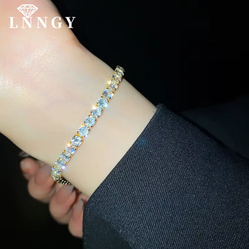 Bracciale tennis 1ct - bracciale,