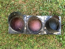 Semaforo Stradale Vintage, struttura metallica integra e completa, da restaurare