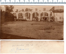 foto 1914 Incendio alla cascina SAN FiIORANO - Lodi - Codogno