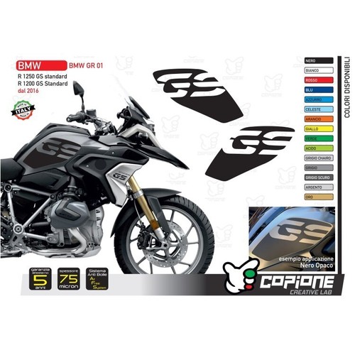 Adesivi fianco serbatoio moto - adesivi,