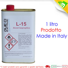 DETERGENTE ALCOOL ISOPROPILICO 99,9% PURO ALCOL PULIZIA IGENE IMAX PLUS 1 LT.