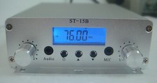 76MHz-108MHz 15W FM trasmettitore di trasmissione stereo PLL FM stazione di trasmissione radio