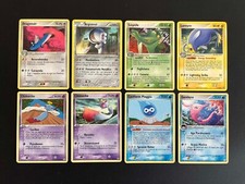 Lotto 8 Carte Pokémon Vintage vecchi set solo rare tutte EXC no graad bgs psa