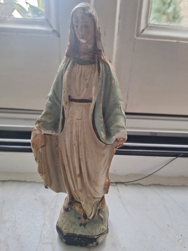 Statua antica della madonna - statua,