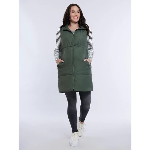 Gilet imbottito leggero lungo