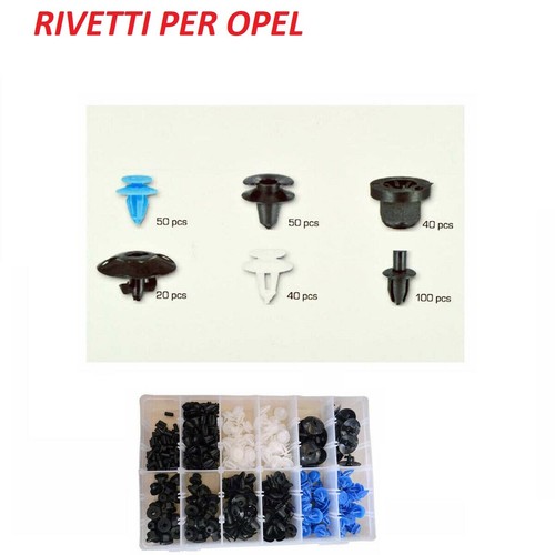 Set clip fissaggio per - di, auto