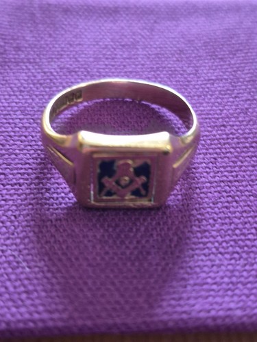Anello massonico girevole - anello,