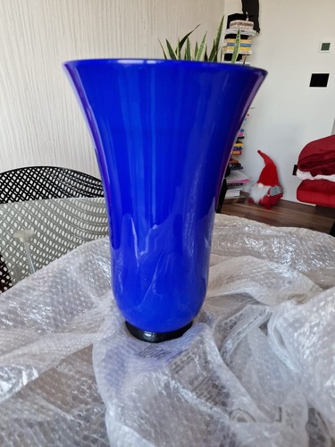 Vaso venini anni - venini, firmato