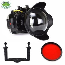 Seafrogs 40 m kit alloggiamento fotocamera subacquea con porta a cupola per Panasonic GH5 GH5S 