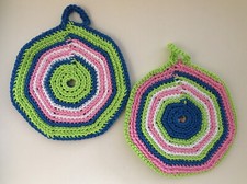 Presine all'uncinetto fatte a