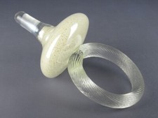 Scultura ciuccio vetro Murano soprammobile decorativo vintage anni ‘70