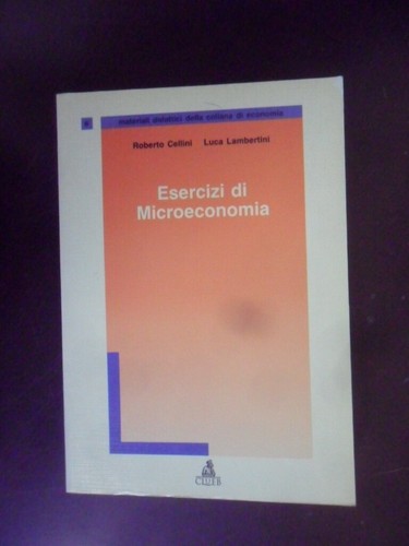 Esercizi microeconomia - di,
