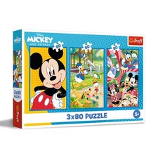 Trefl - Puzzle 3in1: Disney