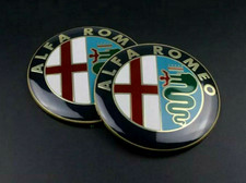 2x Classic 74mm ALFA ROMEO