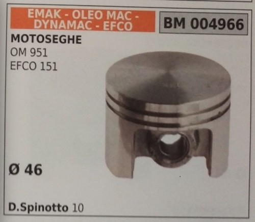 Pistone completo motosega - motosega, emak