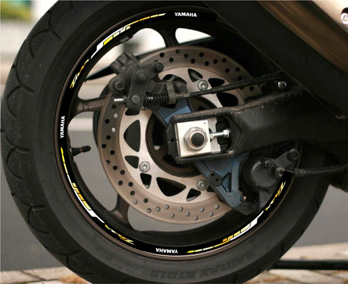 Kit adesivi cerchi - moto, per