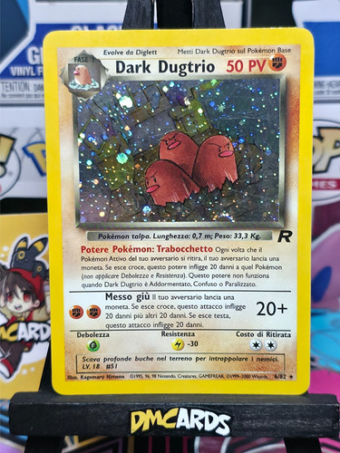 Pokemon dark dugtrio rara - pokemon,