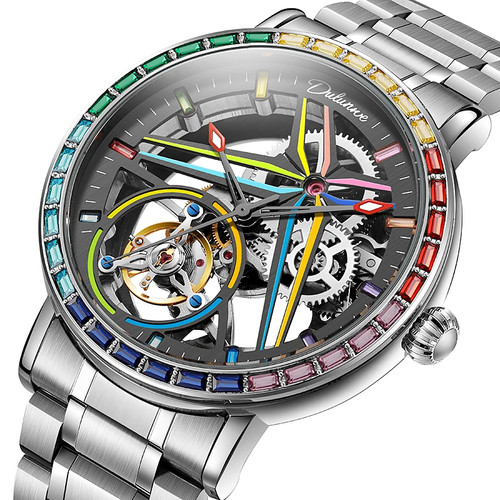 Orologio scheletro tourbillon - orologio,