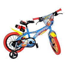 BICI MISURA 16" SUPERMAN BICICLETTA PER BAMBINO BIMBO DINO BIKE