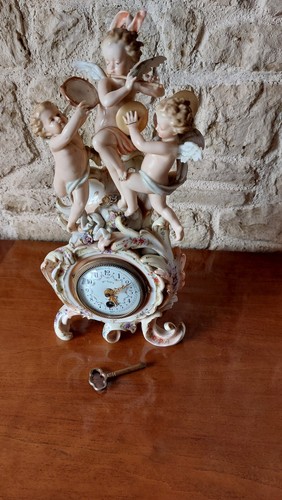 Horloge porcelaine paris ou - horloge,