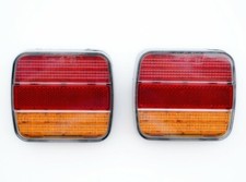 12V Posteriore Luci LED Lampade Omologato Camper Rimorchio Box Cavalli Autobus