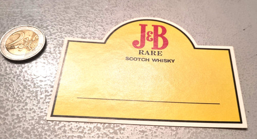 Autocollant rare scotch - j&b,