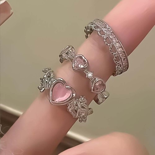 Elegante set anello - , con