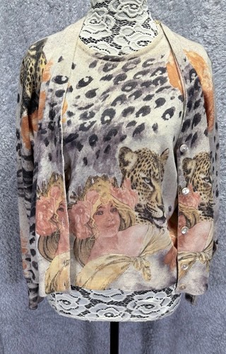 Set maglione cardigan - , lana