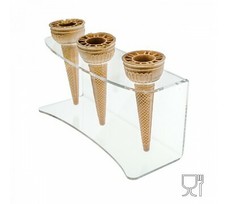 E-173 REC-A Porta coni da banco in plexiglass trasparente 4 26.00 13.00 9.50 3