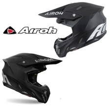 CASCO MOTOCROSS OFFROAD AIROH TWIST 3 COLOR NERO OPACO MIS M 57-58