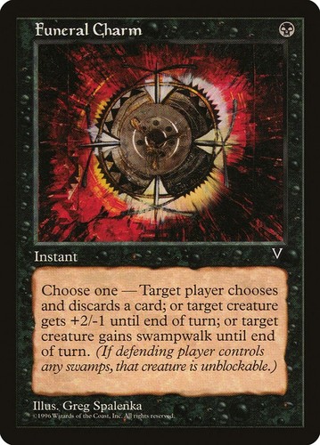 Mtg funeral charm - charm,