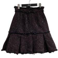 Gonna CHANEL in tweed bordeaux