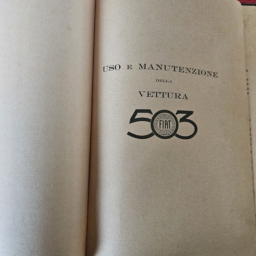 Fiat libretto uso - uso, e