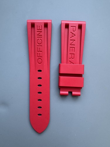 Cinturini gomma rossa mm - in,