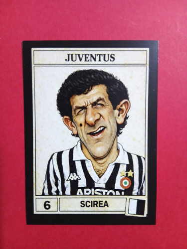 Figurina caricatura calciatori - figurina,