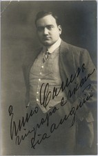 Rara foto d'epoca firmata